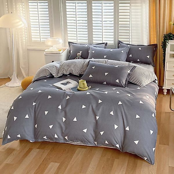 ibettertec Bettwäsche Bettbezug Set 135x200, 200x200 günstig online kaufen