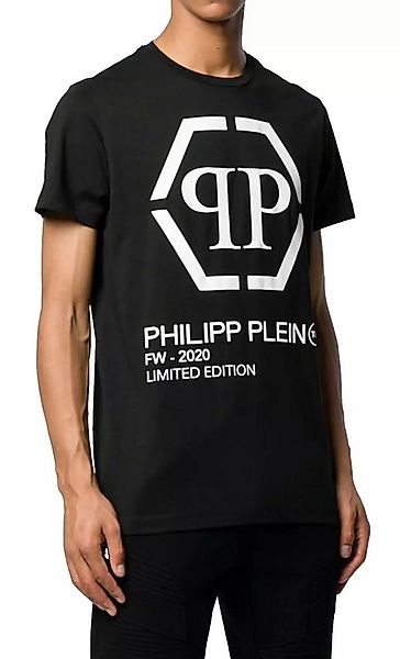 PHILIPP PLEIN T-Shirt Gold Cut T-Shirt Limited Edition FW20 Logo Shirt Rund günstig online kaufen