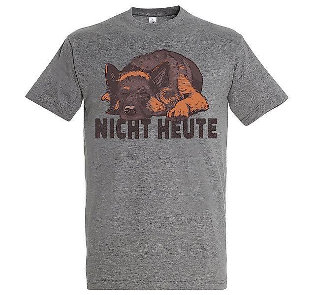 Youth Designz T-Shirt Hund Nicht Heute Herren T-Shirt mit Trendigem Frontdr günstig online kaufen