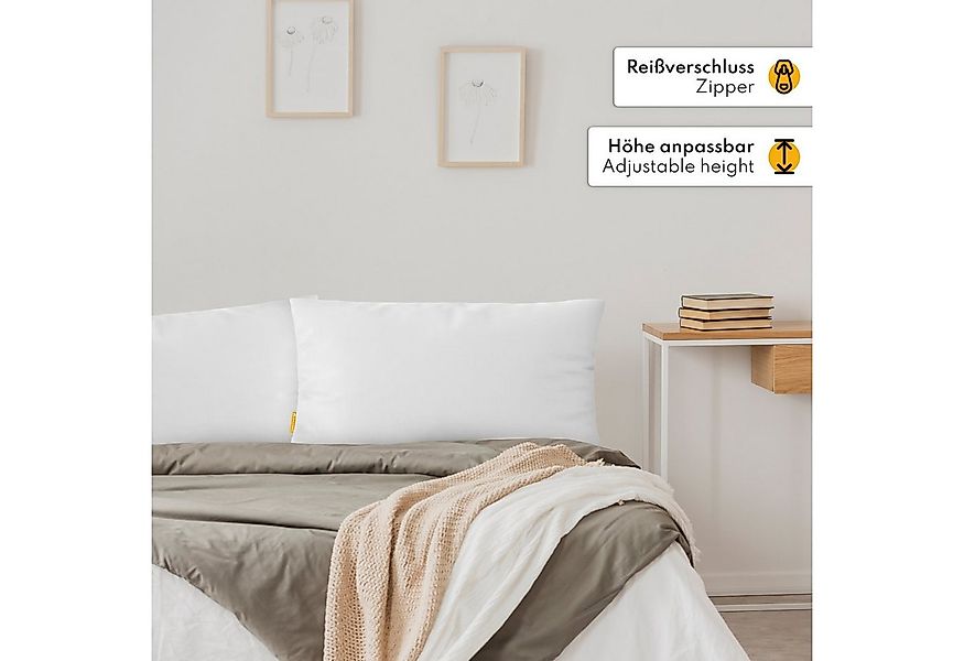 Gentle North Microfaserkissen Doppelpack Kopfkissen zum Schlafen - Schlafki günstig online kaufen