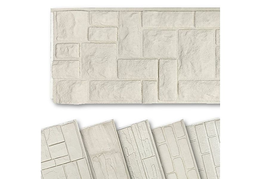 Hexim Wanddekoobjekt FP206 (Fassadenpaneele Steinoptik EPS Styropor - 121x5 günstig online kaufen