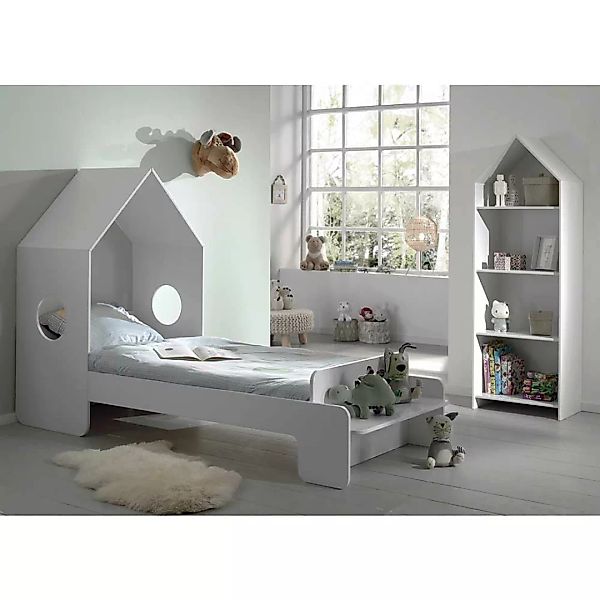 Kinderzimmer Set in Weiß Haus Optik (zweiteilig) günstig online kaufen