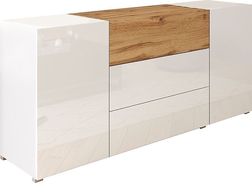 INOSIGN Sideboard BERLIN, Moderne grifflose Kommode Breite 150 cm, 4 Schubk günstig online kaufen
