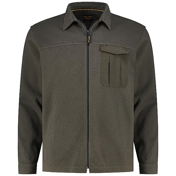 PME LEGEND Overshirt mit Stretch Farbe anthrazit Größe: 5XL günstig online kaufen