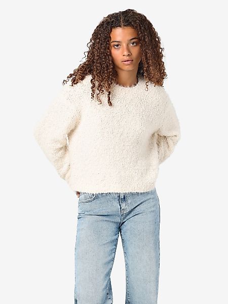 Noisy may Rundhalspullover "NMSASSY L/S O-NECK KNIT NOOS" Materialmix, rela günstig online kaufen