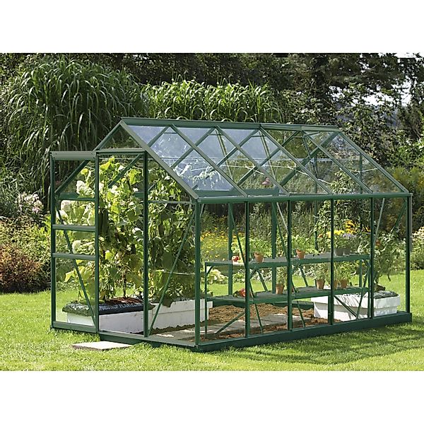 Vitavia Gewächshaus Venus 6200 Smaragd 6,2 m² inkl. Fundament günstig online kaufen