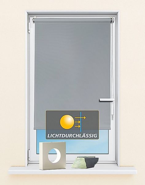 Seitenzugrollo Seitenzugrollo 'Ida', Lichtschutz, Klemmfix, ohne Bohren, Fi günstig online kaufen