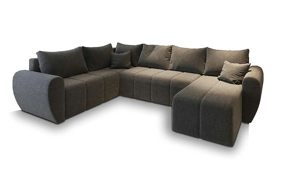 MASSENO Wohnlandschaft  Madison ¦ grau ¦ Maße (cm): B: 303 H: 82 Polstermöb günstig online kaufen