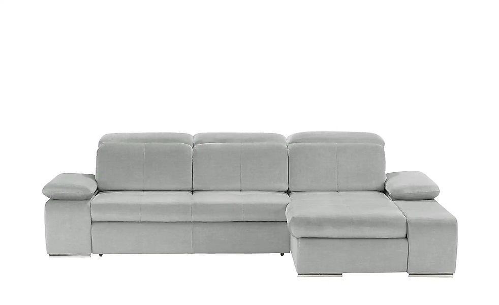 switch Ecksofa aus Mikrofaser Avilla ¦ grau ¦ Maße (cm): B: 285 H: 86 T: 18 günstig online kaufen