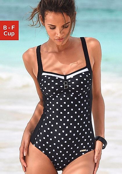 LASCANA Badeanzug eingearbeitete Softcups, verstellbare Träger, günstig online kaufen