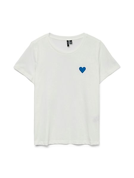 Vero Moda Kurzarmshirt "VMSILJA FRANCIS SS TOP BOX JRS SPE" günstig online kaufen