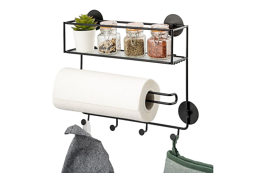 bremermann Küchenregal Küchen-Organizer Ablage, Haken und Rollenhalter, Kle günstig online kaufen