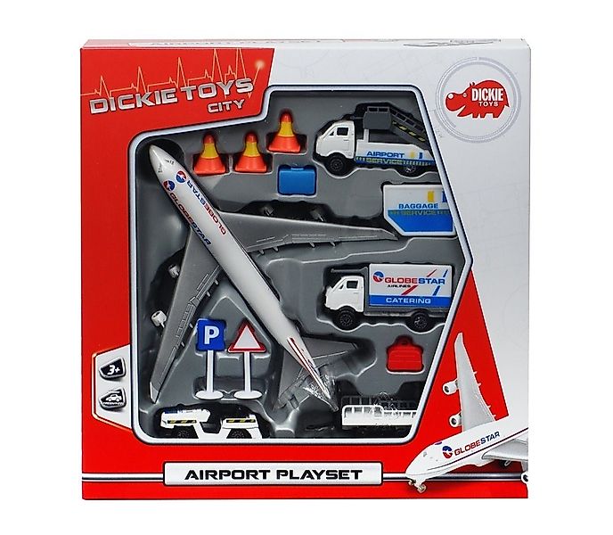 Dickie Toys Spielzeug-Flugzeug City Airport Playset 203743001 günstig online kaufen