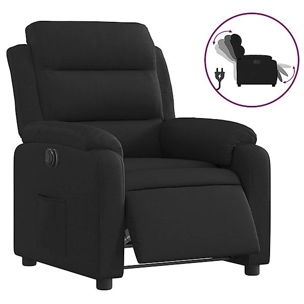 vidaXL Relaxsessel Elektrisch Schwarz Stoff 3204958 günstig online kaufen