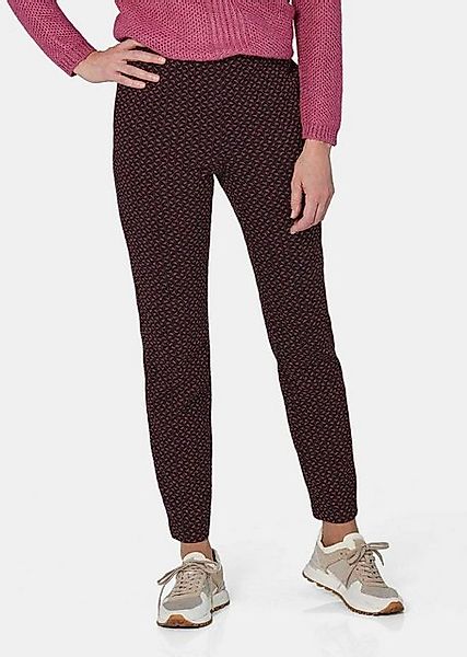 GOLDNER Stoffhose Druckhose LOUISA mit Jacquard-Muster günstig online kaufen