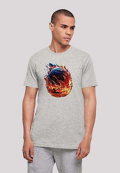 F4NT4STIC T-Shirt "Basketball On Fire Sport UNISEX" Print günstig online kaufen