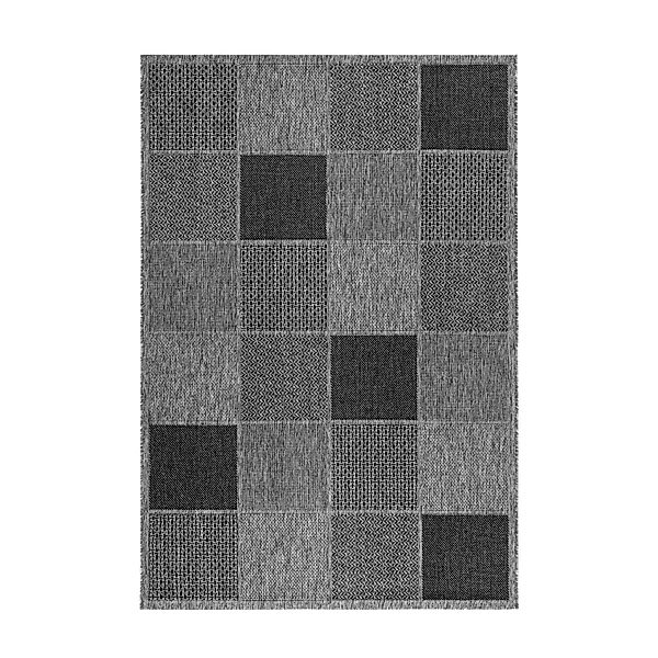 MeGusta Flachflor Teppich Modern Silber Polypropylen 80x230 cm Graciela günstig online kaufen
