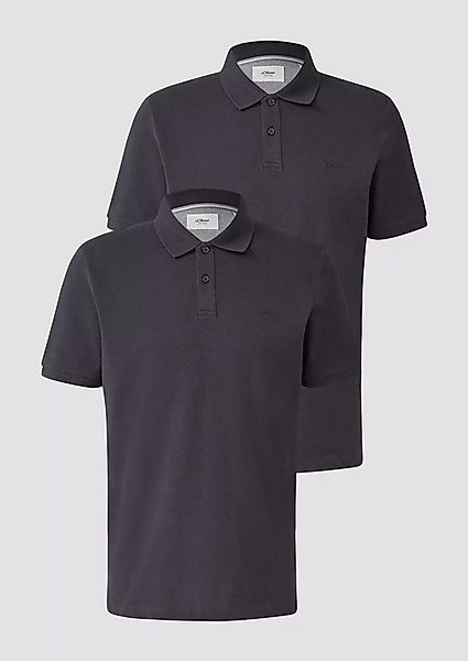 s.Oliver Poloshirt Poloshirt Kragen, Knopfleiste, Logo-Stickerei günstig online kaufen