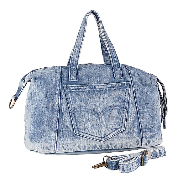 MIRROSI Umhängetasche Damen aus Jeans Schultertasche Denim 3 Größen auswähl günstig online kaufen