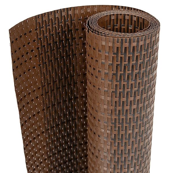 vidaXL Gartenzaun Balkon-Sichtschutz Braun und Schwarz günstig online kaufen
