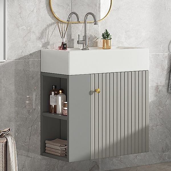 Flieks Waschtisch (1-St., Badschrank Badezimmermöbel wandhängend), günstig online kaufen