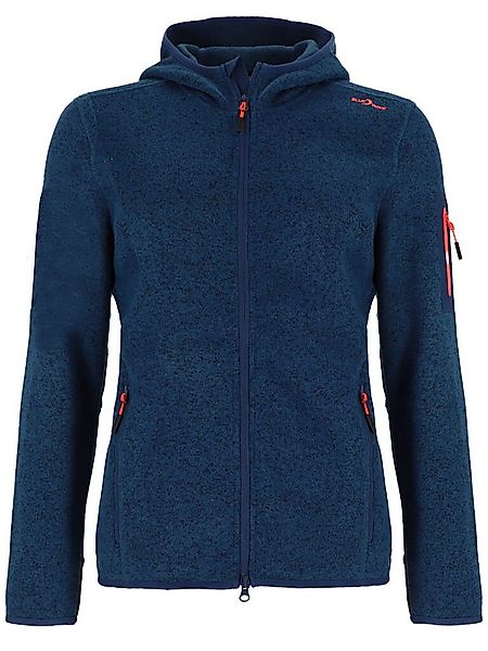 Blue Wave Strickfleecejacke Damen Fleecejacke Lotte mit Kapuze in Strick- u günstig online kaufen