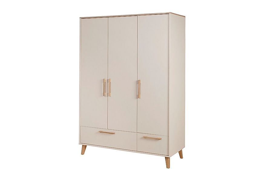 roba® Kleiderschrank Jil - 3-türig mit 2 Schubladen - Soft-Close & Metallkl günstig online kaufen