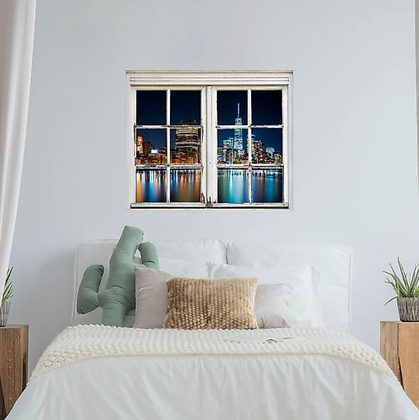 queence Wandsticker "New York am Wasser", Wandsticker, Wandbild, selbstkleb günstig online kaufen