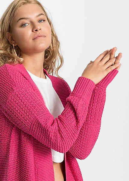 bonprix Longstrickjacke "Longstrickjacke" Longstrickjacke günstig online kaufen