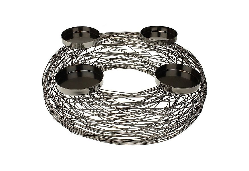 Macosa Home Adventskranz Kerzenhalter Tischdeko Advent Weihnachtsdeko Metal günstig online kaufen