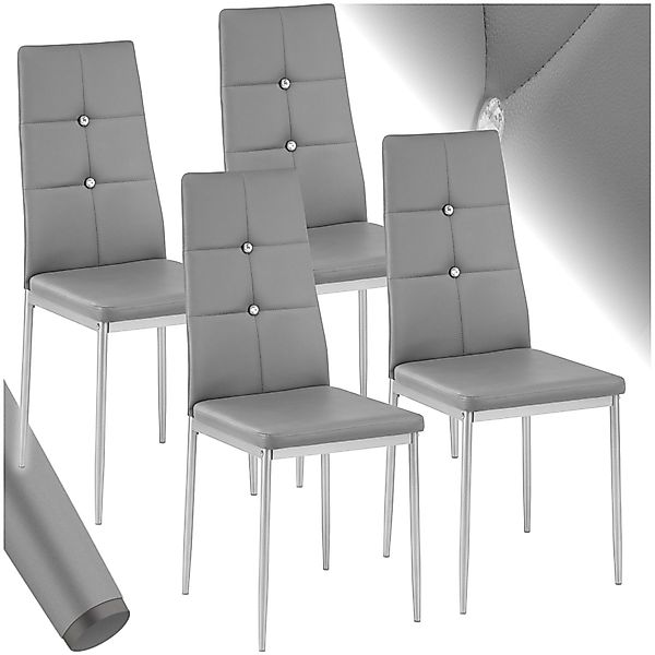 tectake Esszimmerstuhl Set Esszimmerstuhl (Set, 4 günstig online kaufen