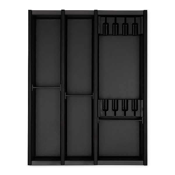 SOTECH Cuisio Besteckeinsatz Höhe 55mm Transluzent Anthrazit mit Messerbloc günstig online kaufen