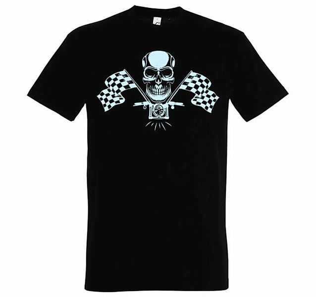 Youth Designz T-Shirt MotorradSkull Herren-Tshirt mit lustigem Spruch günstig online kaufen