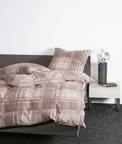 Janine Janine Feinbiber Bettwäsche DAVOS 65159 denimblau Größe:  240x220 cm günstig online kaufen