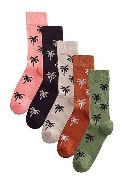 Next Kurzsocken Gemusterte Socken, 5er-Pack (5-Paar) günstig online kaufen