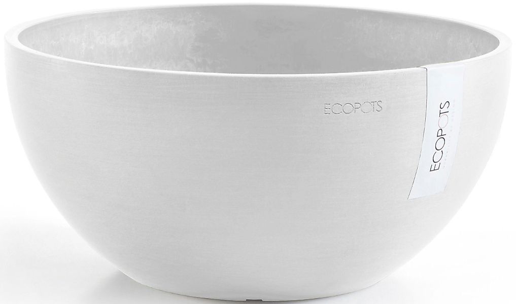 ECOPOTS Blumentopf Brussels 30 Weiß, für günstig online kaufen