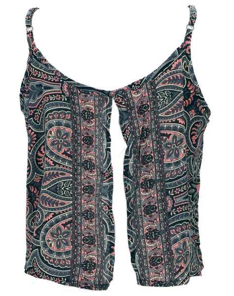 Guru-Shop T-Shirt Kurzes Boho Trägertop, luftiges günstig online kaufen