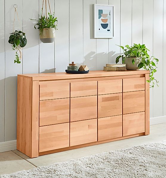 Home affaire Sideboard "Burani", grifflose Optik günstig online kaufen