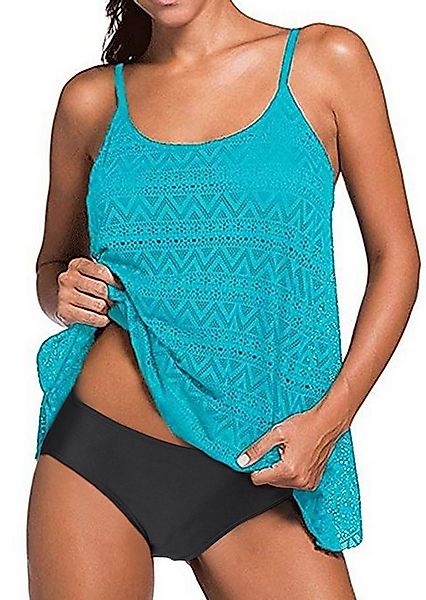 Badekönig Tankini mit Bauch Weg Effekt im angesagtem Häckellook günstig online kaufen