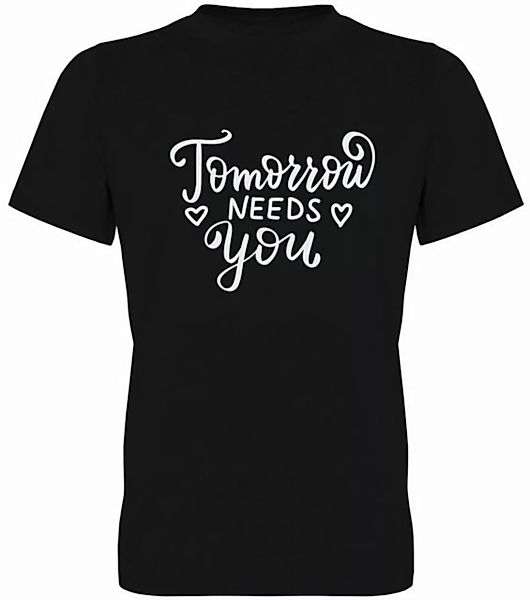 G-graphics T-Shirt Tomorrow needs you Herren T-Shirt, mit trendigem Frontpr günstig online kaufen