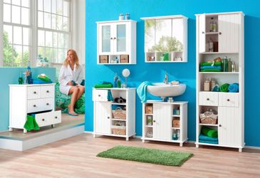 Home affaire Hochschrank "Vili" Badezimmerschrank, Höhe 175 cm, 2 Schublade günstig online kaufen