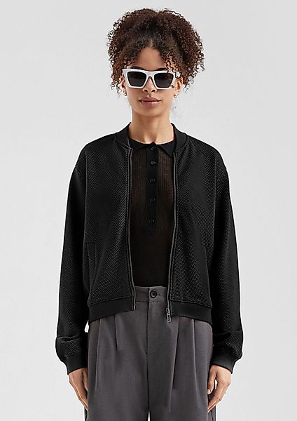 QS Sweatshirt Sweatshirt im Blousonstyle mit günstig online kaufen