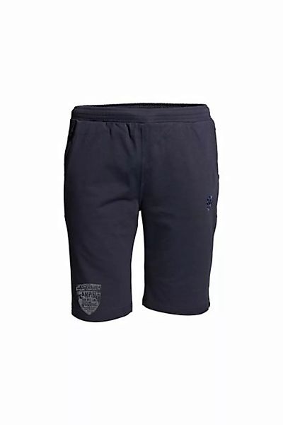 AHORN SPORTSWEAR Shorts CAMPING mit sportlichem Print am Bein günstig online kaufen