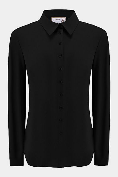 Travel 8 Blusenshirt Damen Fitted Travel Bluse Black – Knitterarm & Formsta günstig online kaufen