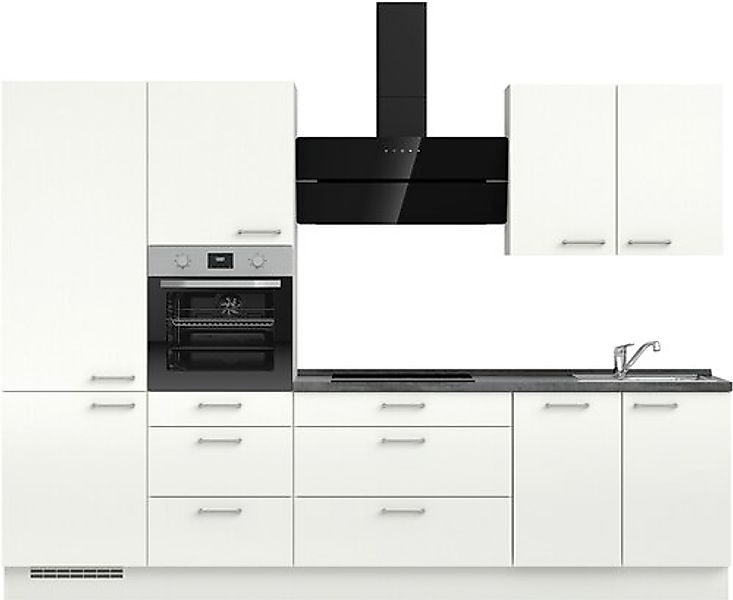 nobilia® Küchenzeile »"Laser II"«, vormontiert, Ausrichtung wählbar, Breite günstig online kaufen