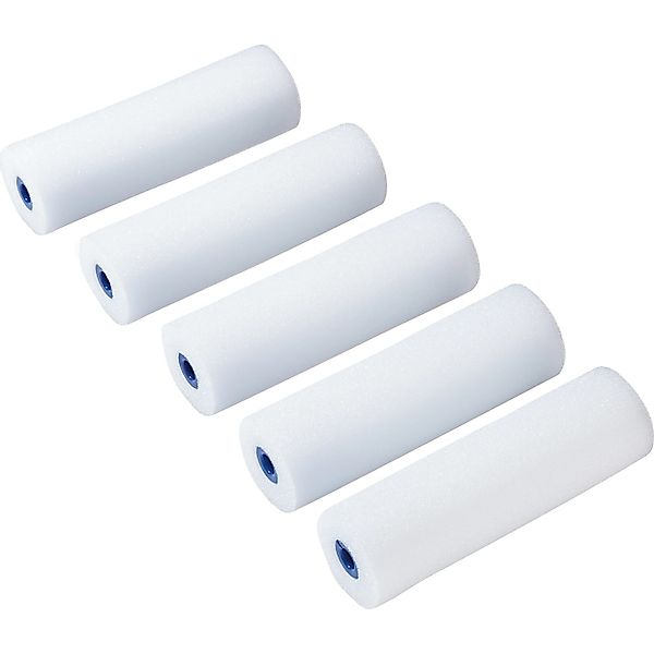 LUX-TOOLS Schaumwalze 11 cm Weiß 5 Stück günstig online kaufen