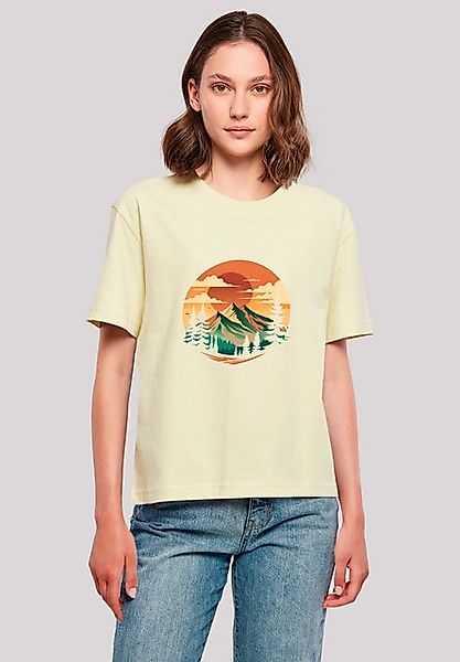 F4NT4STIC T-Shirt Sonnenuntergang Berglandschaft Premium Qualität günstig online kaufen