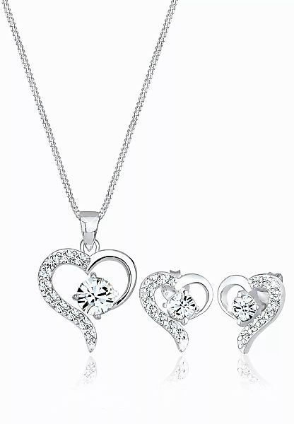 Elli Schmuckset Set mit Herz Glas günstig online kaufen