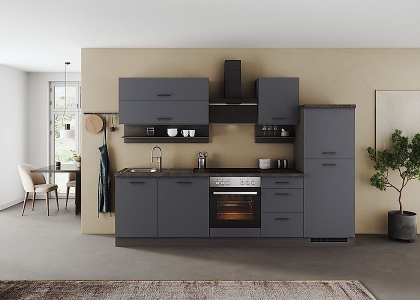 KOCHSTATION Küchenzeile KS-Frieda Breite 280 cm, günstig online kaufen