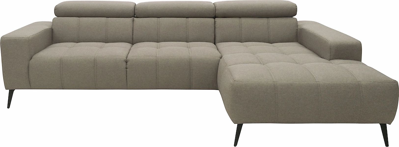 DOMO collection Ecksofa »Trento L-Form, mit Kufenfuß oder Einzelfuß« wahlwe günstig online kaufen